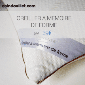 Oreiller a memoire de forme