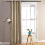 Rideau occultant uni  beige