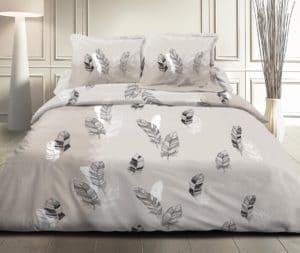 Parure Housse de couette 2 places Plumes