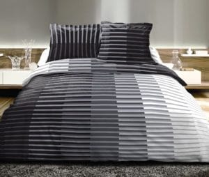 Parure Housse de couette 2 places Lloyd noir