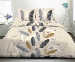 Parure Housse de couette 2 places Plumplum Beige