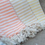 Fouta mykonos jaune